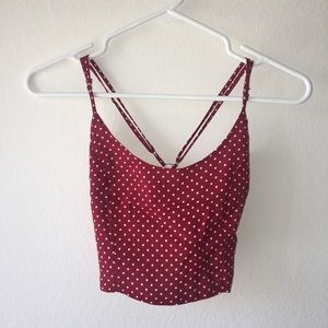 Red & White Tank Top